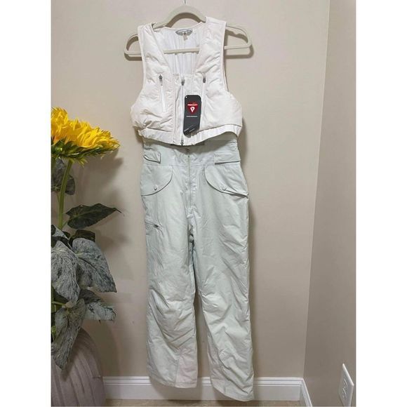 Free People Around The Block Bib Size L snow jumpsuit - Picture 4 of 8